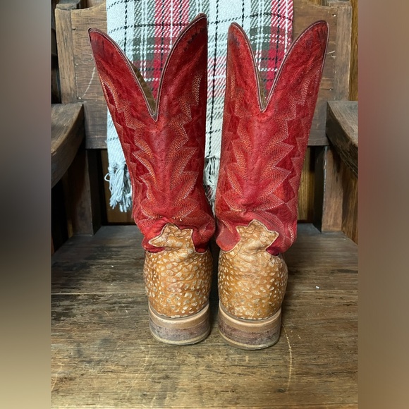 Tony Lama Cowboy Boots size 9 - Picture 2 of 5